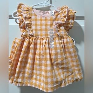 Girls 6 month checkered dress